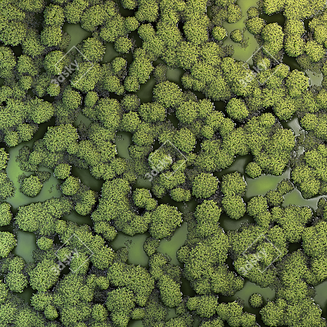 Moss Texture Pack – Seamless 4K 3D model image 3