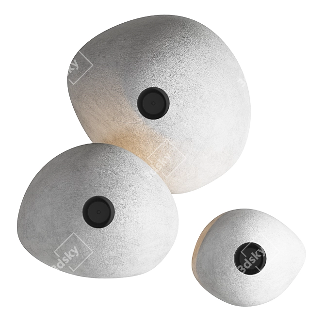 Halia Pendant Light Trio 3D model image 3