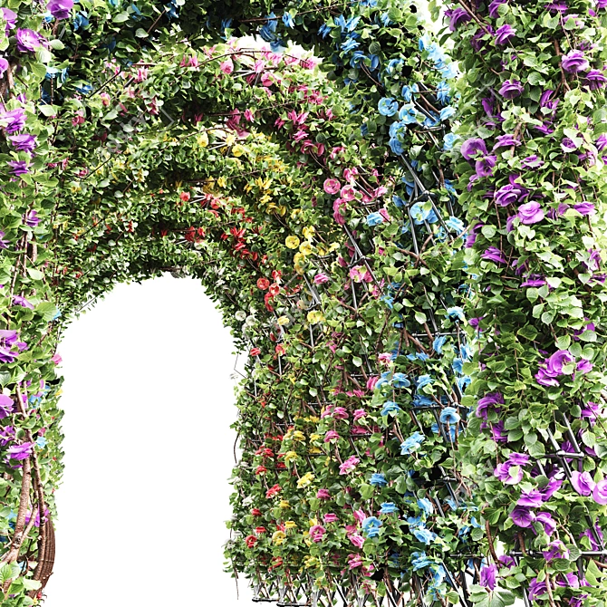 Rose Climbing Plant 3D Model 3D model image 2