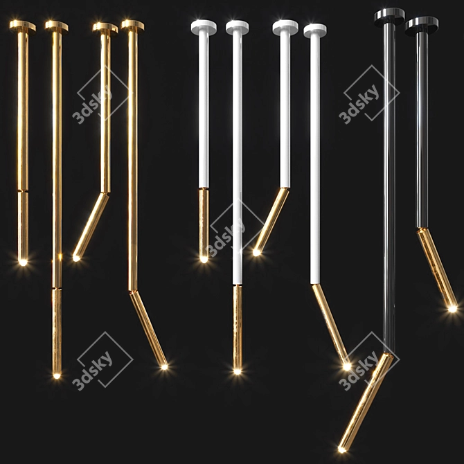 Aldex Minimalist Ceiling Kitchen Lamp 3D model image 1