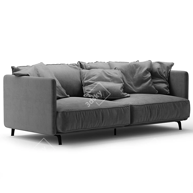 Arflex K2 2-Seater Sofa 3D model image 3