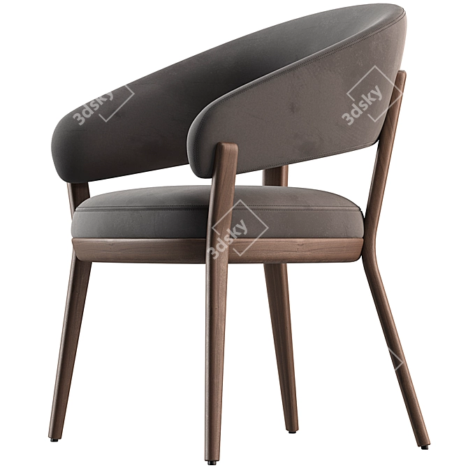 Modern Ray Dining Chair Online 3D model image 5