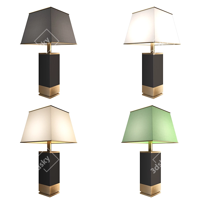 Modern Table Lamp by Malerba 3D model image 2