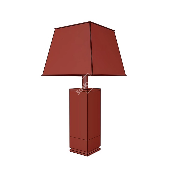 Modern Table Lamp by Malerba 3D model image 3