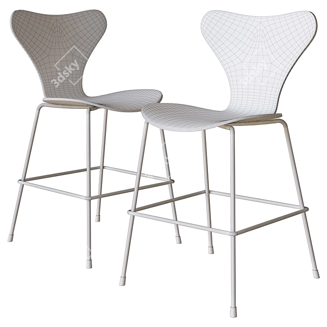 Fritz Hansen Kids Chair Model 3D model image 3