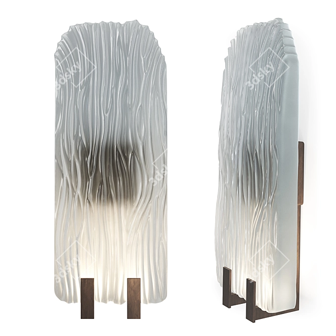 Moonlight Reflection Wall Sconce 3D model image 1
