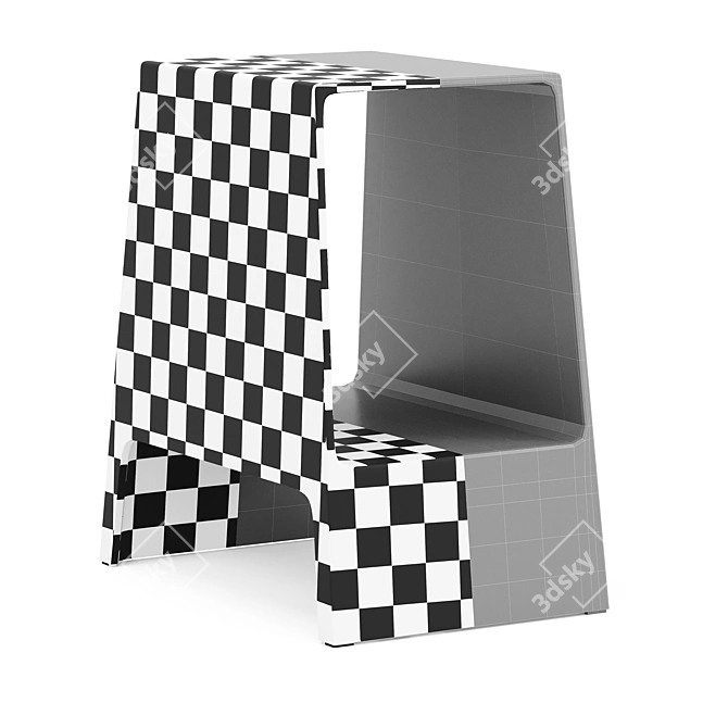 Modern Side Table TOOU Tomo 3D model image 5