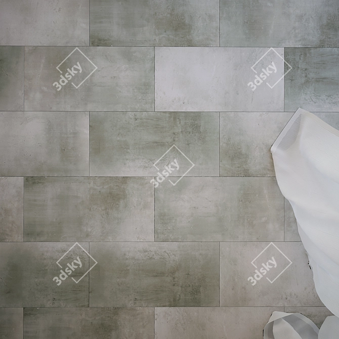 Stone Gray Flooring Texture Pack 3D model image 2