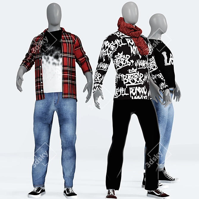 Dynamic Mannequins Vol. 1 3D model image 3