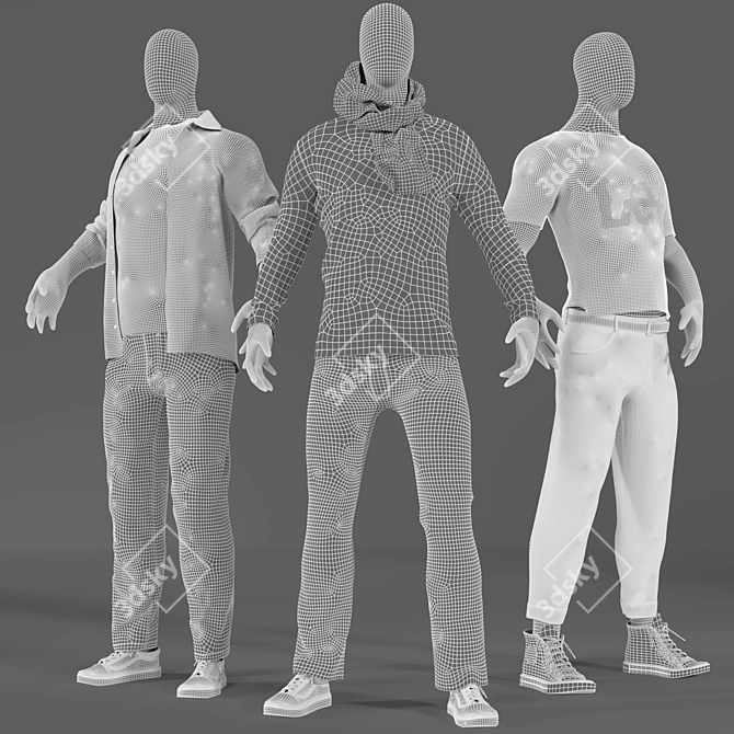 Dynamic Mannequins Vol. 1 3D model image 14