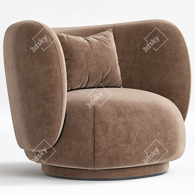 Rico Lounge Chair 3D Model 3D model image 1