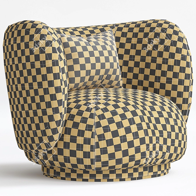 Rico Lounge Chair 3D Model 3D model image 4