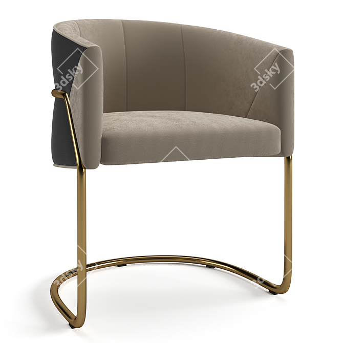 Luxury Visionnaire Dining Set 3D model image 10