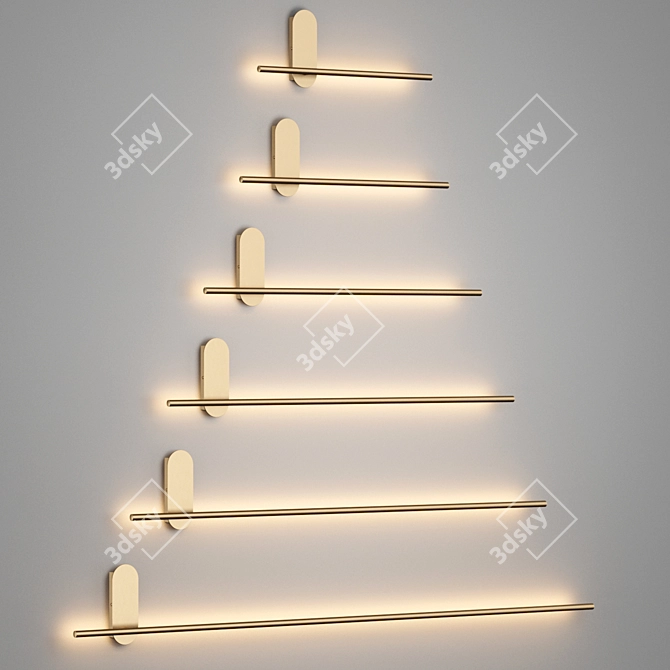 VIRGINIA Lampatron LED Wall Light 3D model image 3