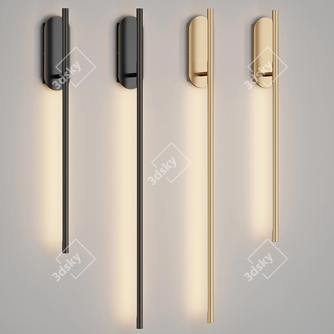 VIRGINIA Lampatron LED Wall Light 3D model image 5