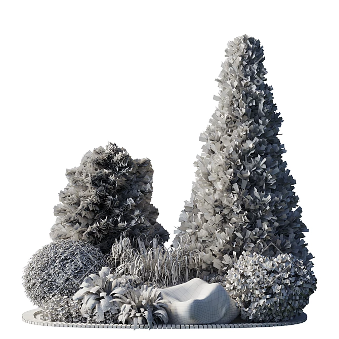 Title: Alpine Hill 05 Vray Export 3D model image 5