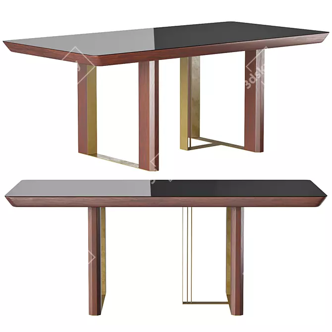  Modern Square Table "SIRONA 3D model image 1