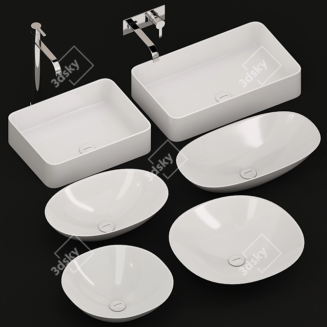 Antoniolupi Velo Bathroom Collection 3D model image 1