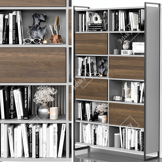 High-Quality Industrial Rack Model 3D model image 3