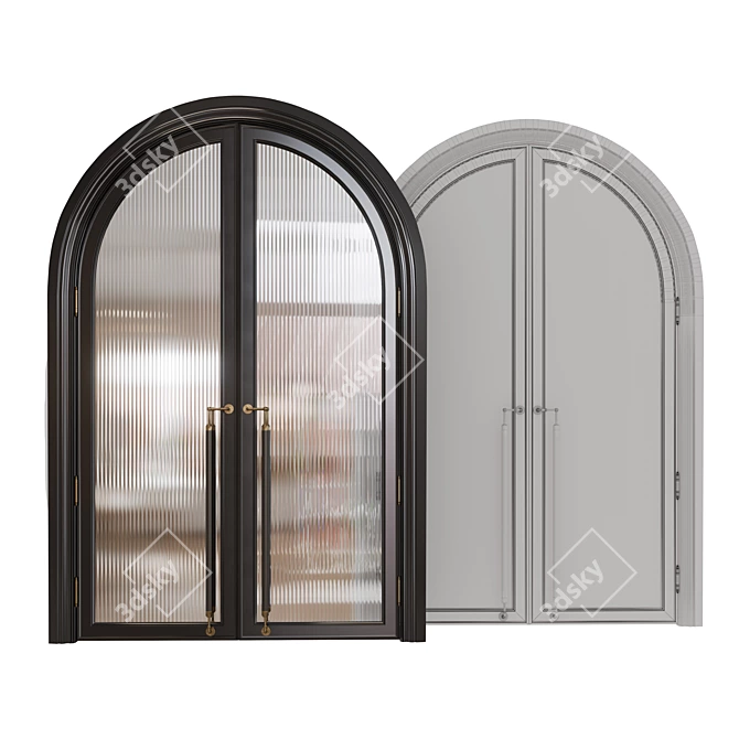 Custom Interior Doors 3D model image 1