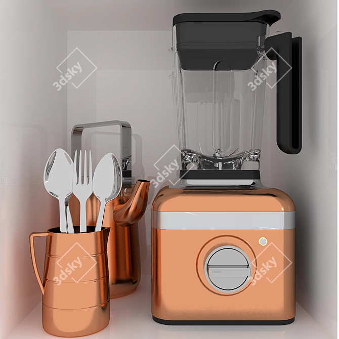 Versatile Kitchen Appliance Set 3D model image 4