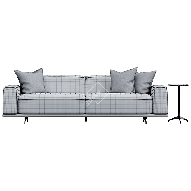 Mod Giorno Sofa, Contemp Loft 3D model image 7