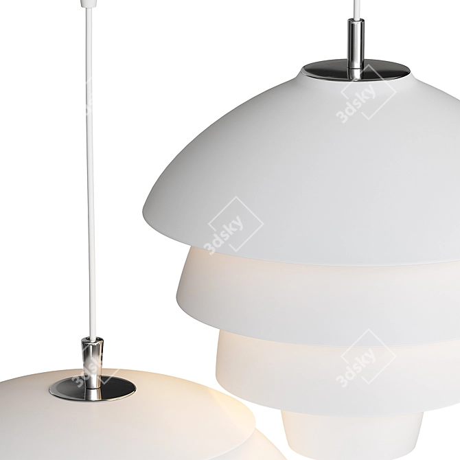 Elegant Belid Pendant Light Deployment 3D model image 5