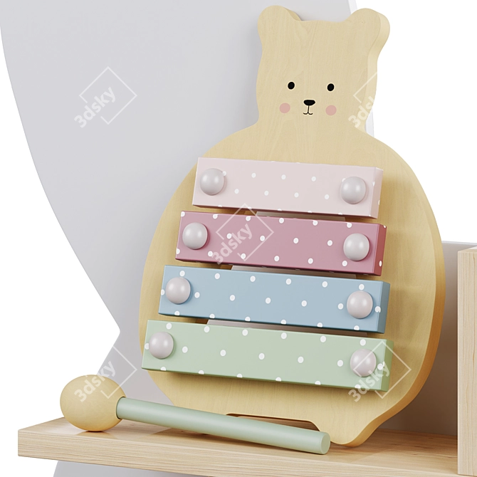 Jabadabado Bunny & Elephant Shelves 3D model image 4
