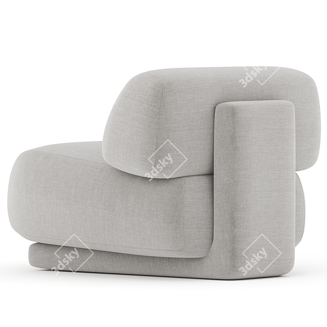 Sleek Moroso Gogan Armchair Design 3D model image 3