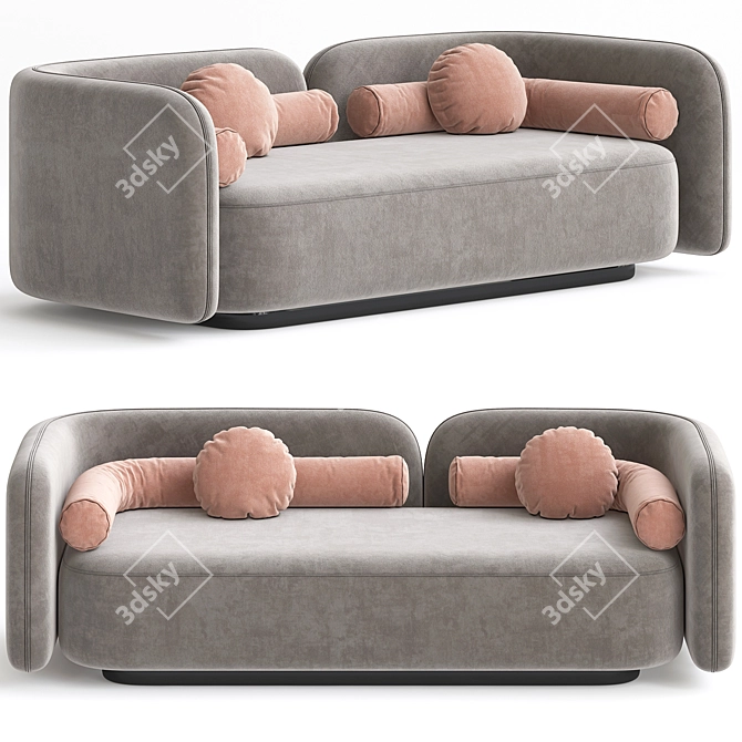 Modern 3ds Max Sofa Model 3D model image 3