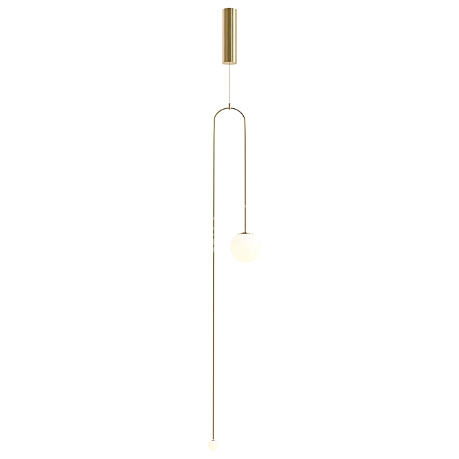 Contemporary Mobile Chandelier 7 3D model image 1