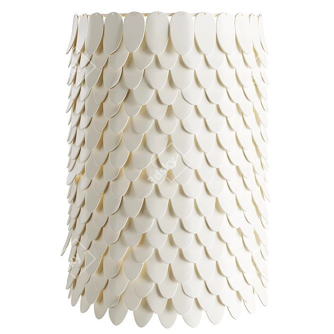 Contemporary Mariposa Wall Sconce 3D model image 1