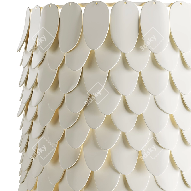 Contemporary Mariposa Wall Sconce 3D model image 2