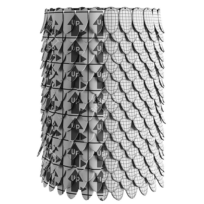 Contemporary Mariposa Wall Sconce 3D model image 3