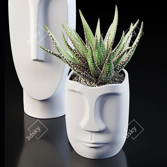 Elegant Decor Vase Model 3D model image 4