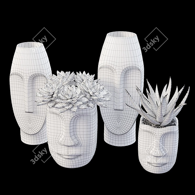 Elegant Decor Vase Model 3D model image 5