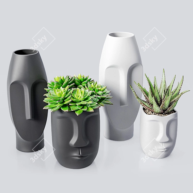 Elegant Decor Vase Model 3D model image 6