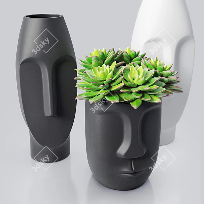 Elegant Decor Vase Model 3D model image 8