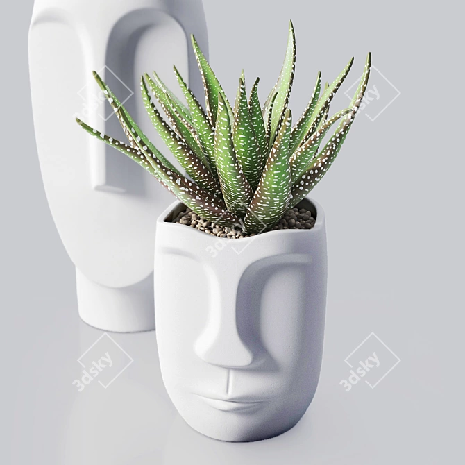 Elegant Decor Vase Model 3D model image 10