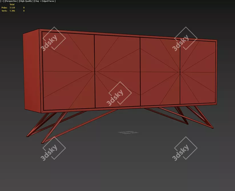 Pharaon Console by ICON Designe 3D model image 2