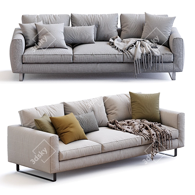 Modern Elegance Sofa Design 3D model image 4