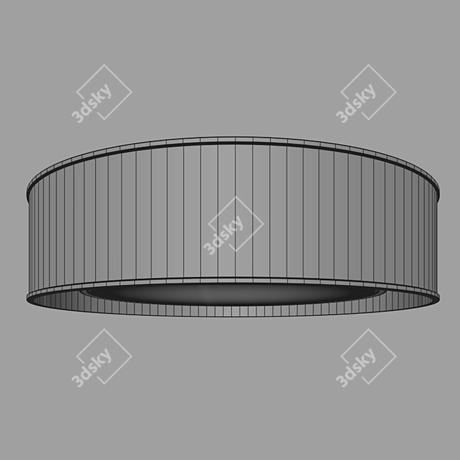  100x400mm Ceiling LED Light 3D model image 2