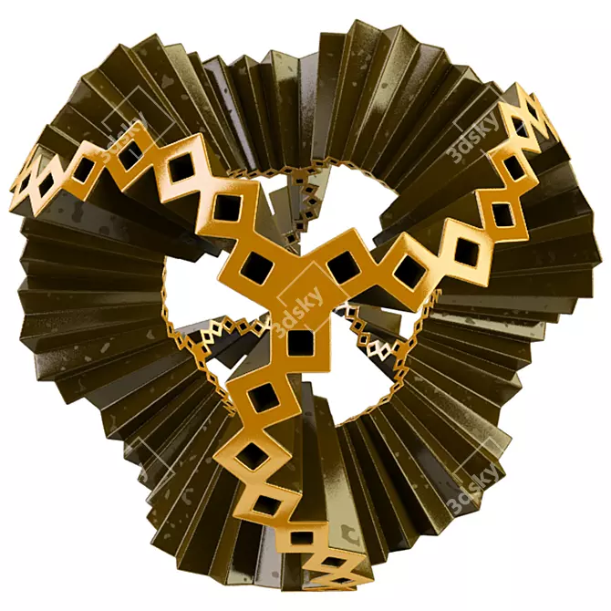 Abstract V-Ray Sculpture 3ds Max 3D model image 1