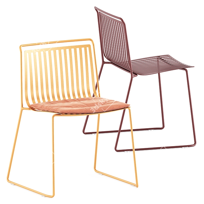 Stylish Alo Outdoor Chair 3D model image 1