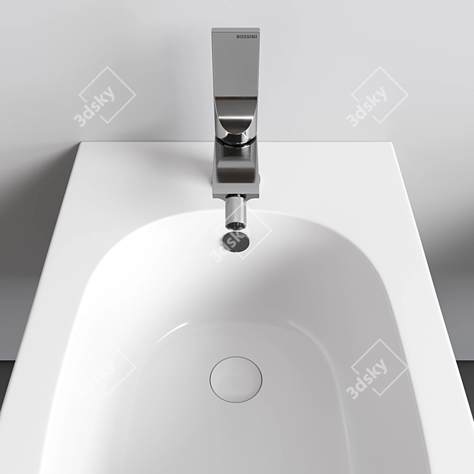 Nic Pin Wall Hung Toilet 3D model image 4