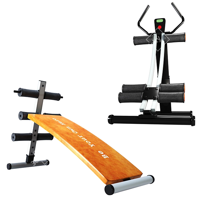  3D Gym Equipment Model [562K] 3D model image 2