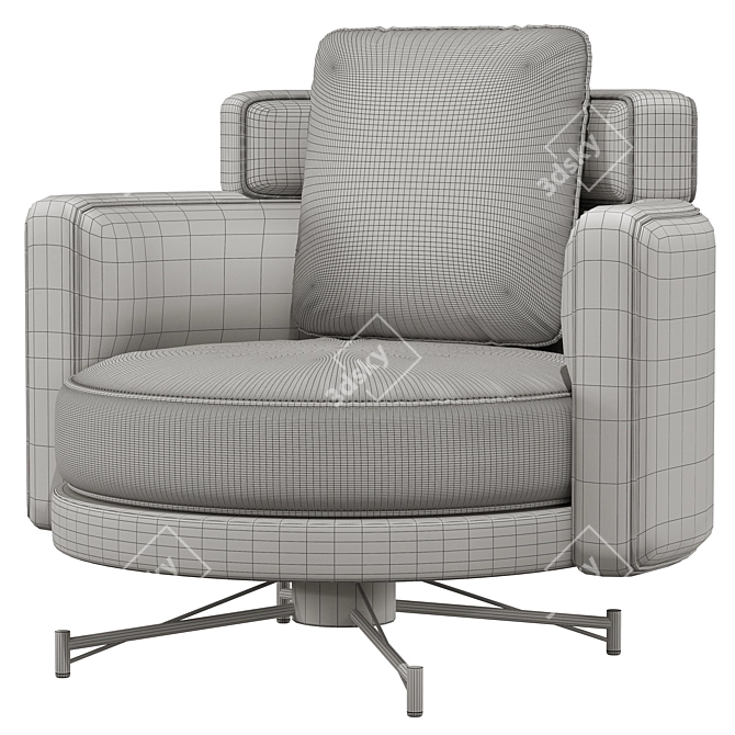 Khamma Armchair | Luxe Design 3D model image 2