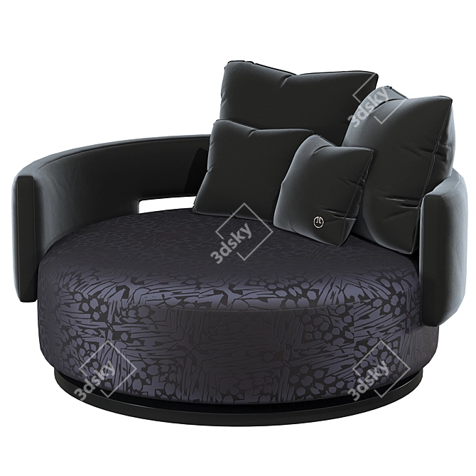 Luxury Elsa Armchair Furniture 3D model image 1
