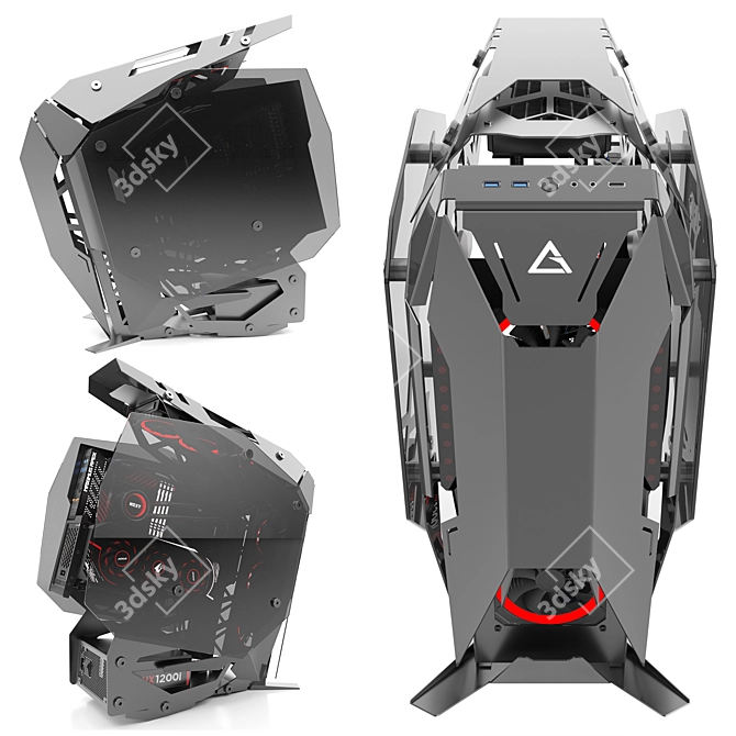 Antec Torque Midi-Tower 3D Model 3D model image 5