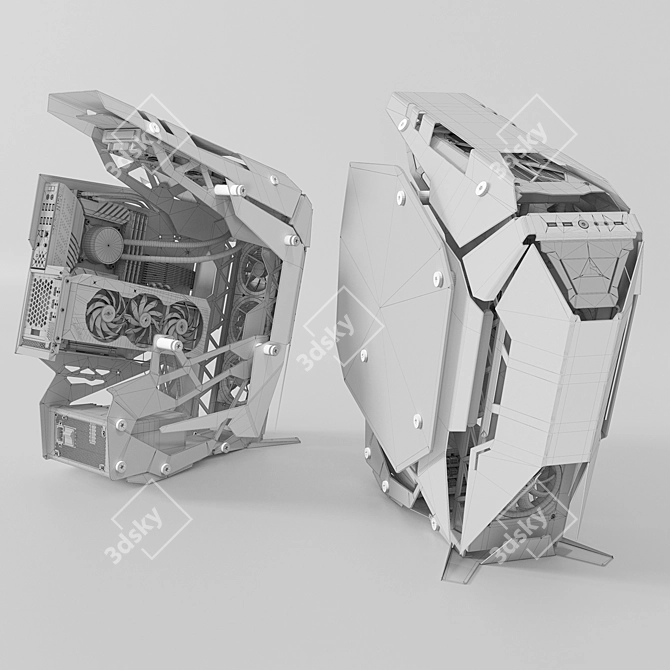 Antec Torque Midi-Tower 3D Model 3D model image 7